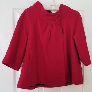 EUC Red Dress Coat